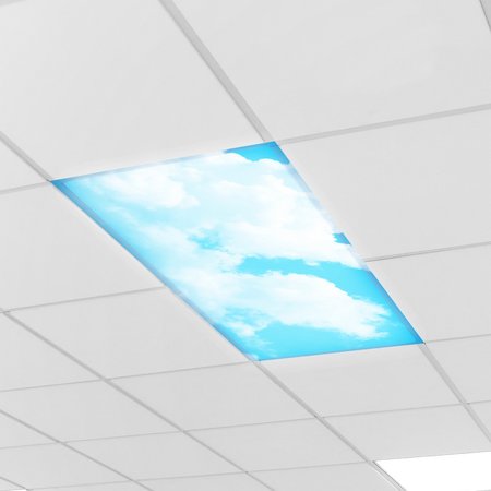 EDUCATIONAL INSIGHTS Classroom Light Filters, 2ft. x 4ft., Clouds, 4PK 1235